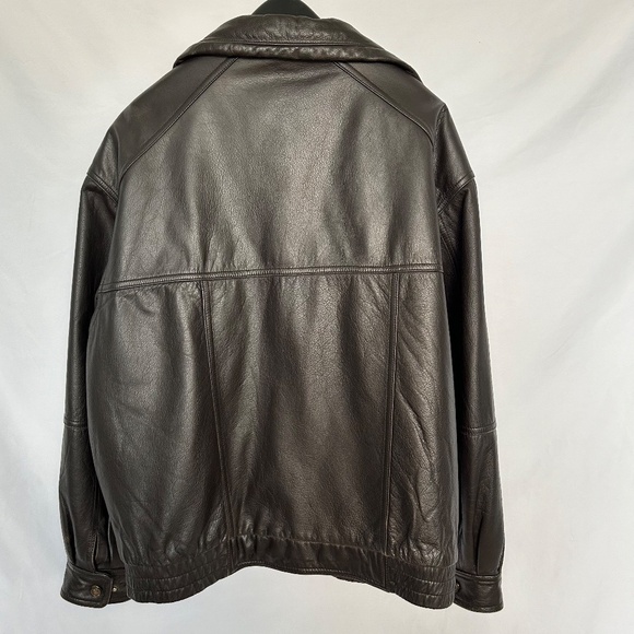 Vintage Members Only Genuine Leather Jacket, Size XL - Picture 7 of 9